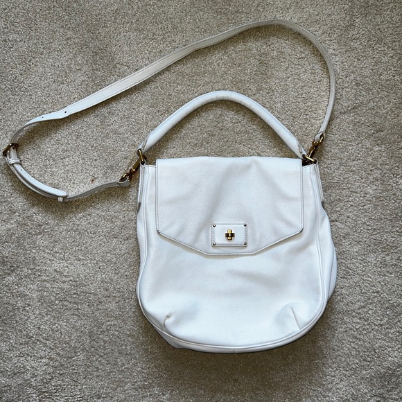 Marc Jacobs Handbags - Marc Jacobs white leather hobo
